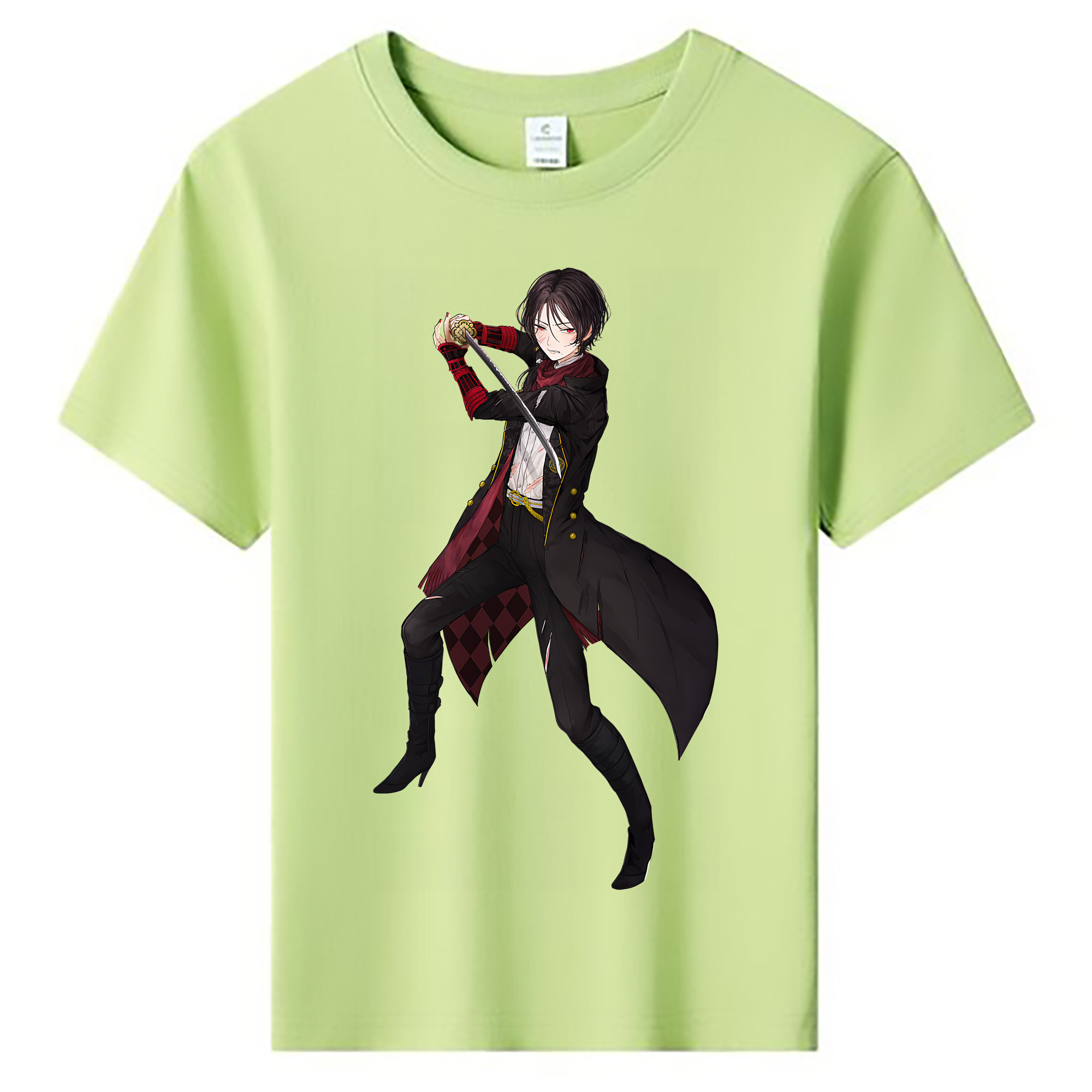 （画像用） 刀剣乱舞 Touken Ranbu 綿100％キッズTシャツ（フロントプリント）